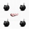 Service Caster 2'' Chair Casters Nylon Twin Wheel with Brakes 7/16'' Grip Ring Stem, 4PK SCC-GR02S50-NYS-B-716-4 - alternate 3